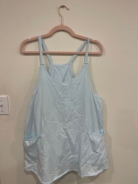 Amazon Light Blue Mini Dress